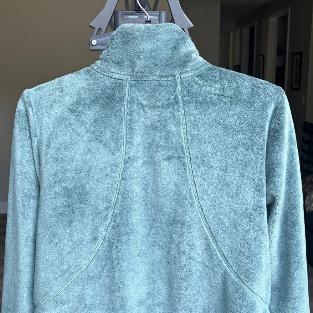 Athleta Karma Recover Stretch Full Zip Sage/Gray Jacket for Women (Medium) - Picture 5 of 9